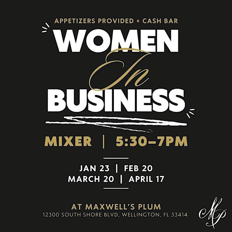 Women in Business Mixer at Maxwell's Plum