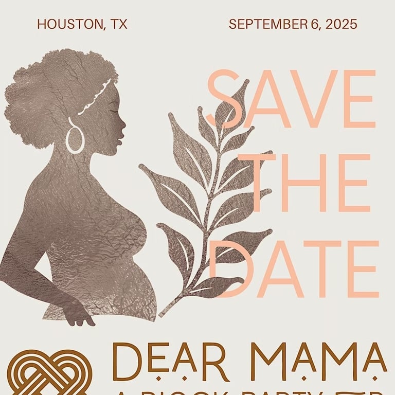 Dear Mama: A Block Party for Black Maternal Mental Health